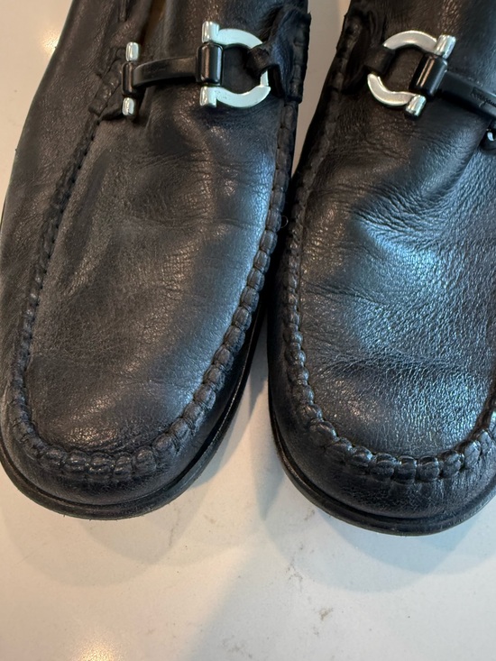 Salvatore Ferragamo Woven Leather Horsebit Loafers Size 12 main image 6